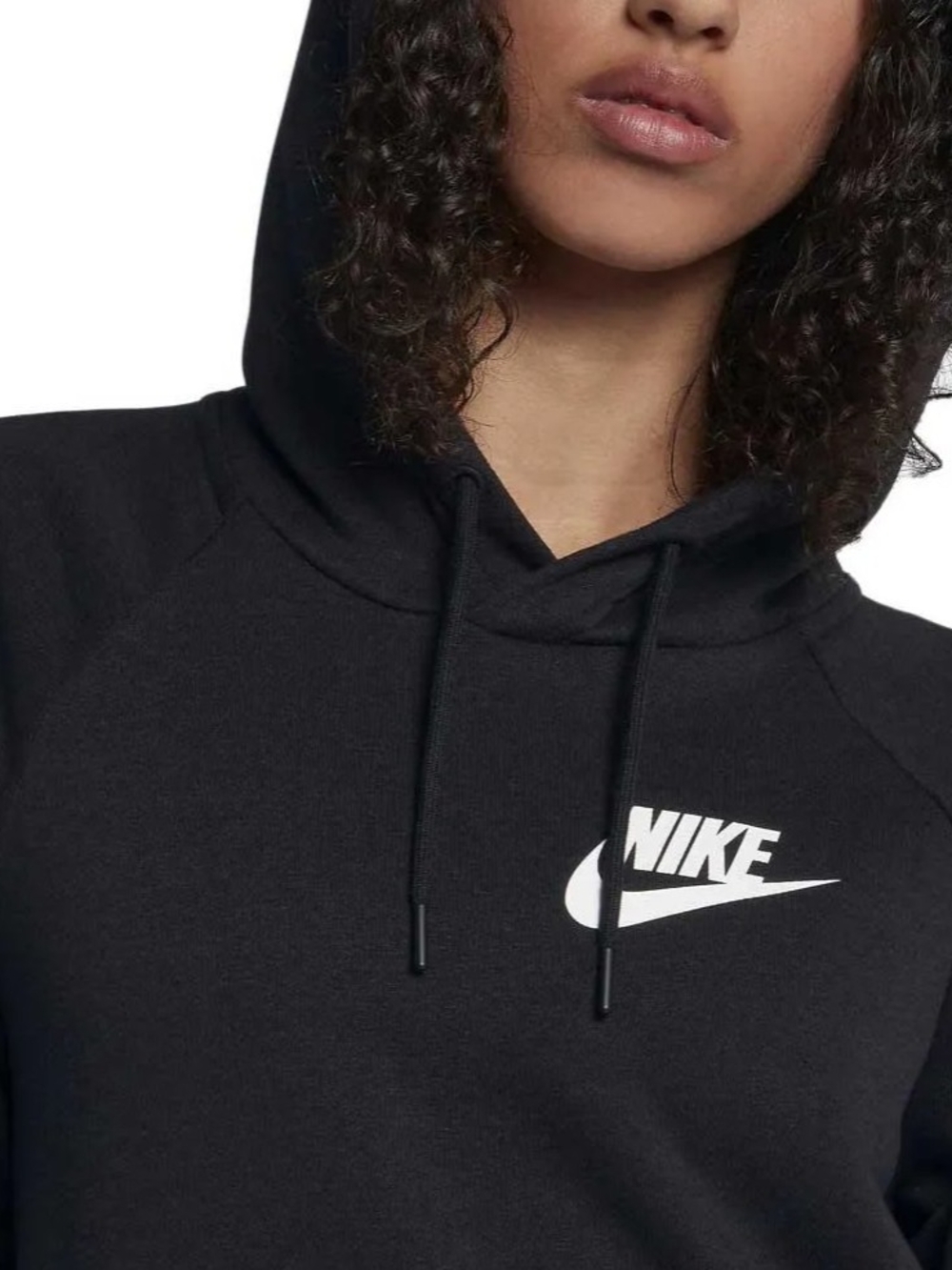 Nike Women's Black Logo Hoodie